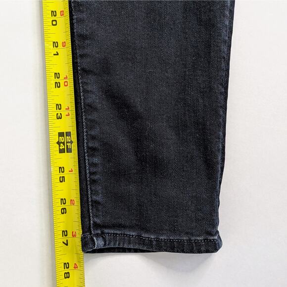 Mother Jeans Looker Womens 28 Charcoal Black Skinny High Waist Coffee Tea or Me - Picture 10 of 12